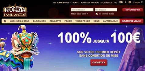 Tropezia palace : casino en ligne, avec jeux .
